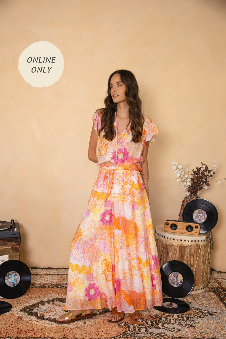 Resort Pant - Papaya