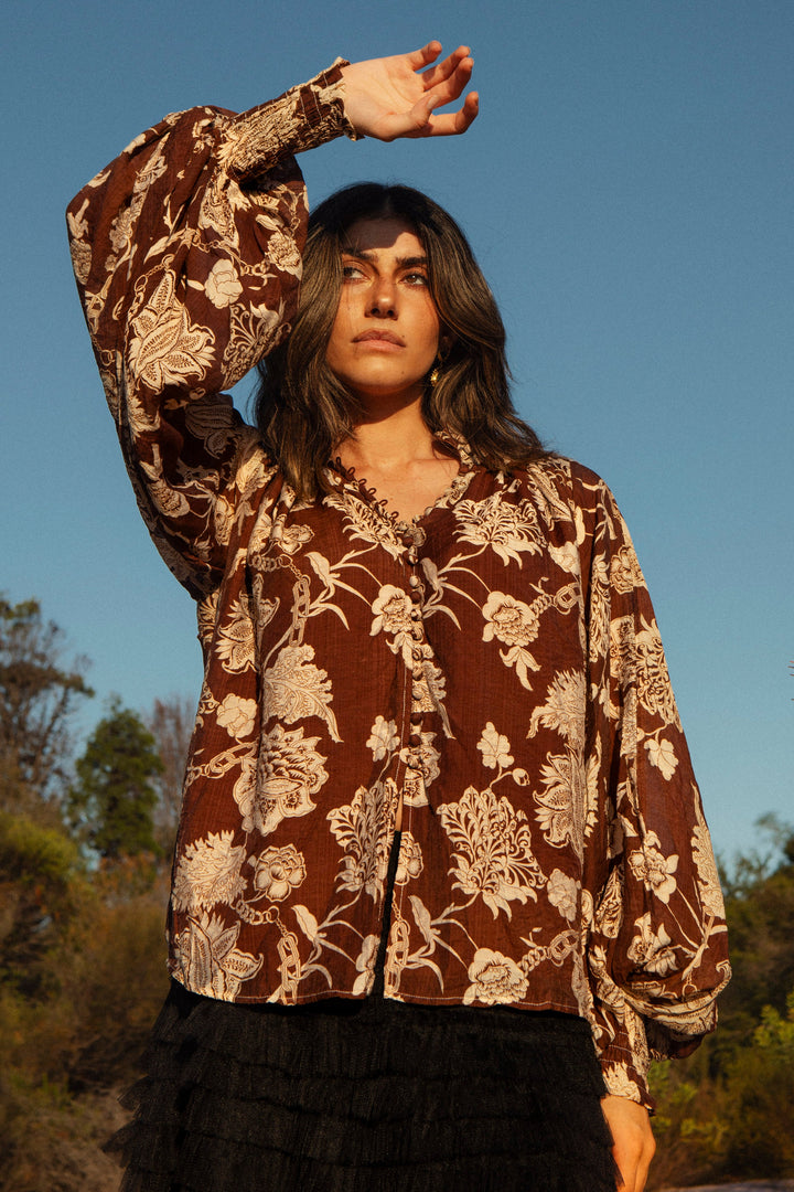 Aurora Blouse - Desert Muse
