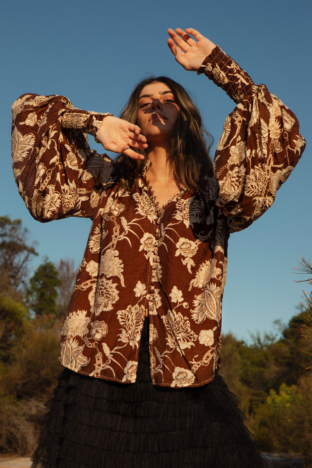 Aurora Blouse - Desert Muse