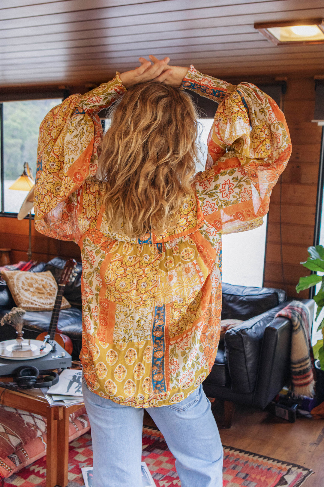 Aurora Blouse - Gold Dust
