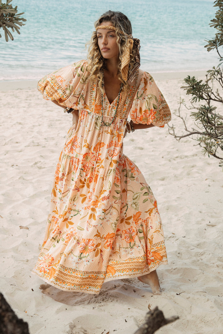 Coral Sands Smock Dress