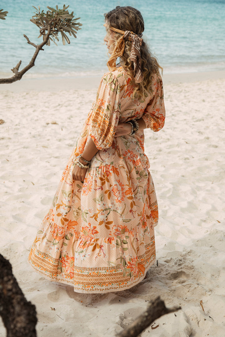 Coral Sands Smock Dress
