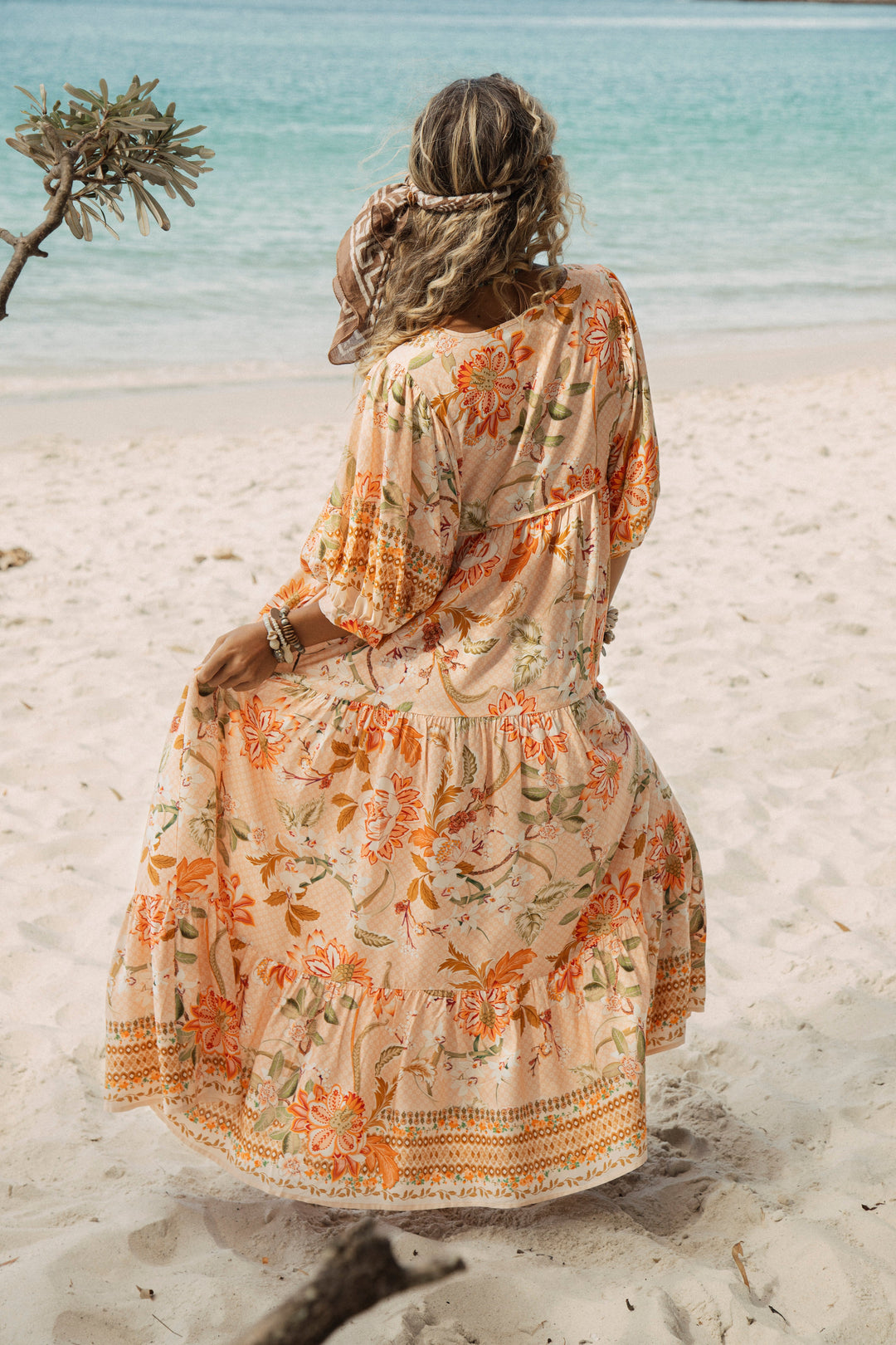 Coral Sands Smock Dress