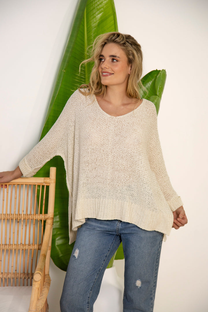 Cove Slouch Knit - Natural