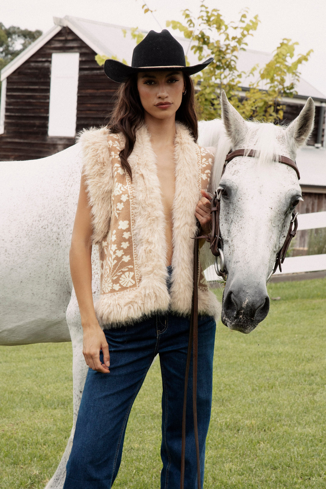 Cowgirl Vest - Chestnut