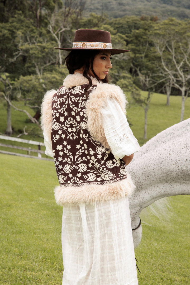 Cowgirl Vest - Dark Chocolate