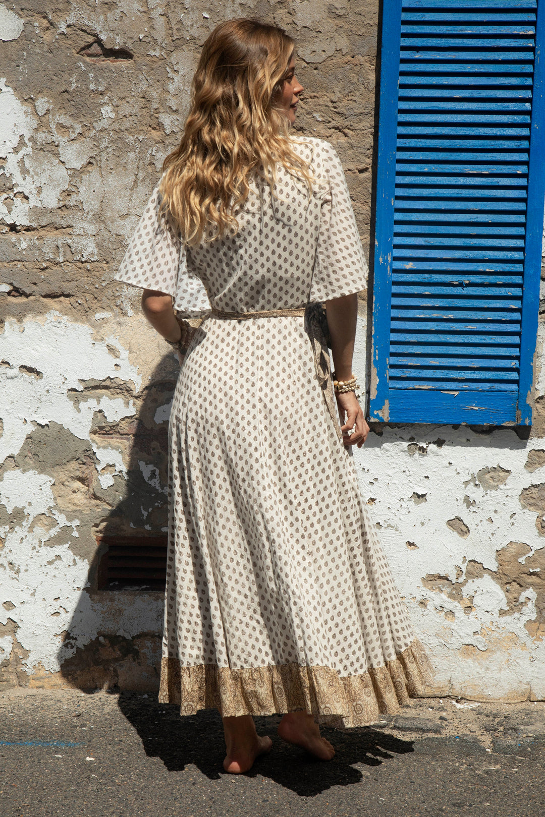 Daisy Wrap Dress - Saffron