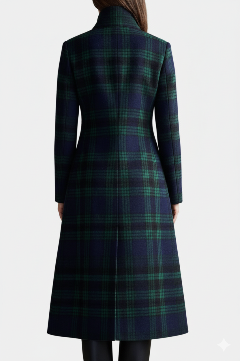 KINGSTONE LONDON | Timeless Plaid Elegant Coat