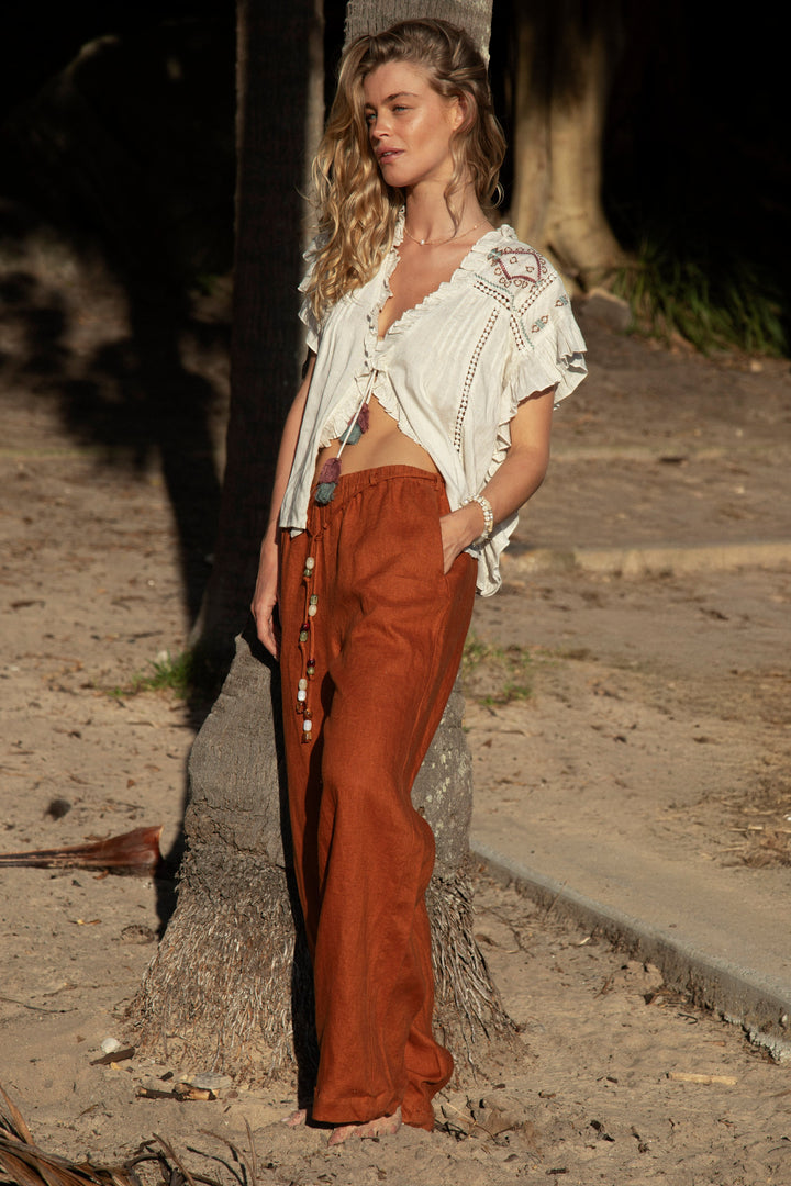 Gigi Pant - Terracotta