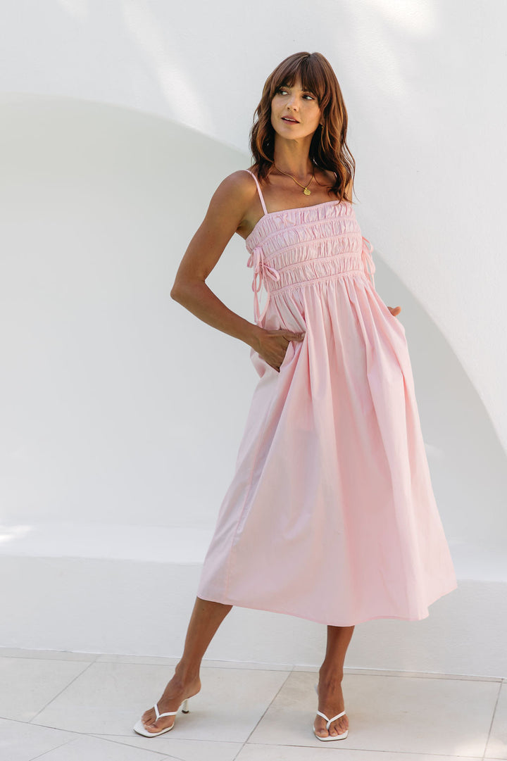 Ruby Midi Dress - Pink