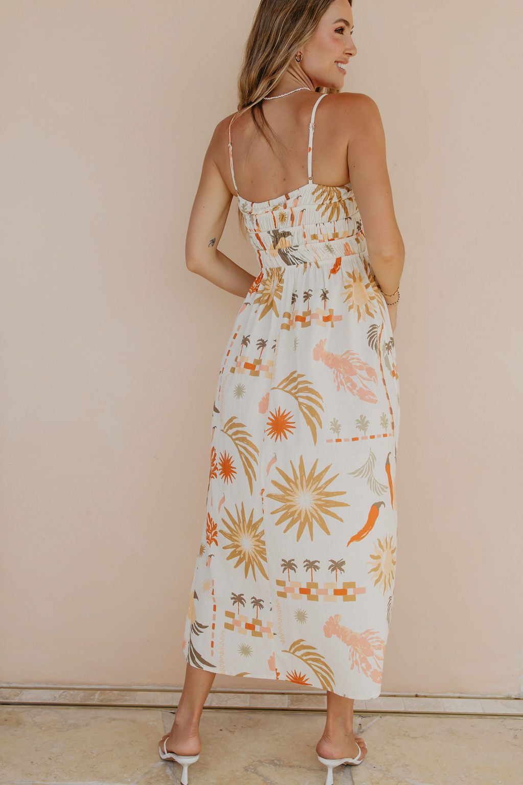 Gia Midi Dress - Palmira Print
