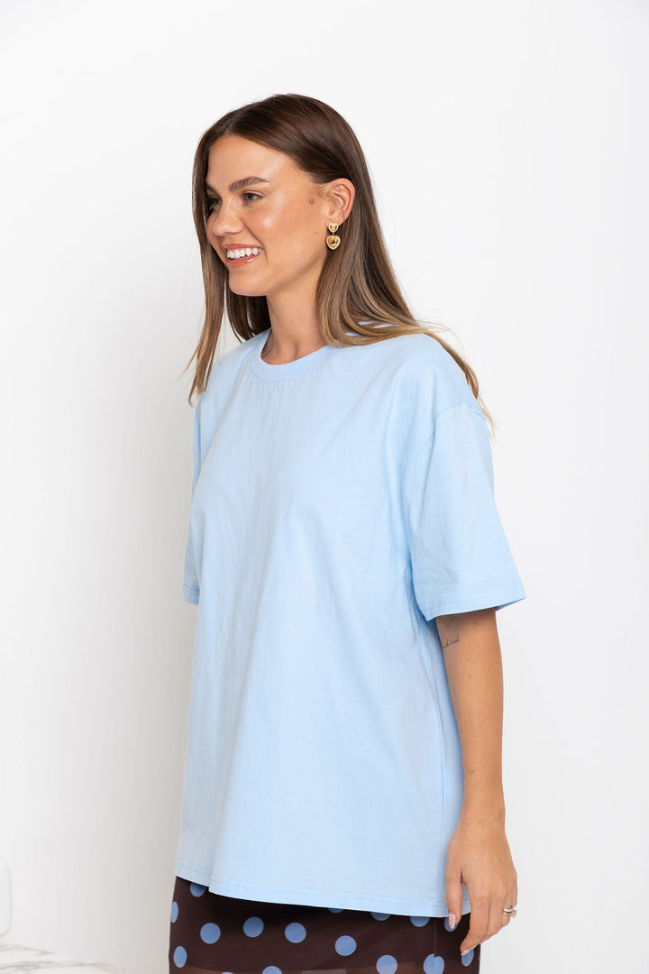 Myles Relaxed-Fit Tee - Blue