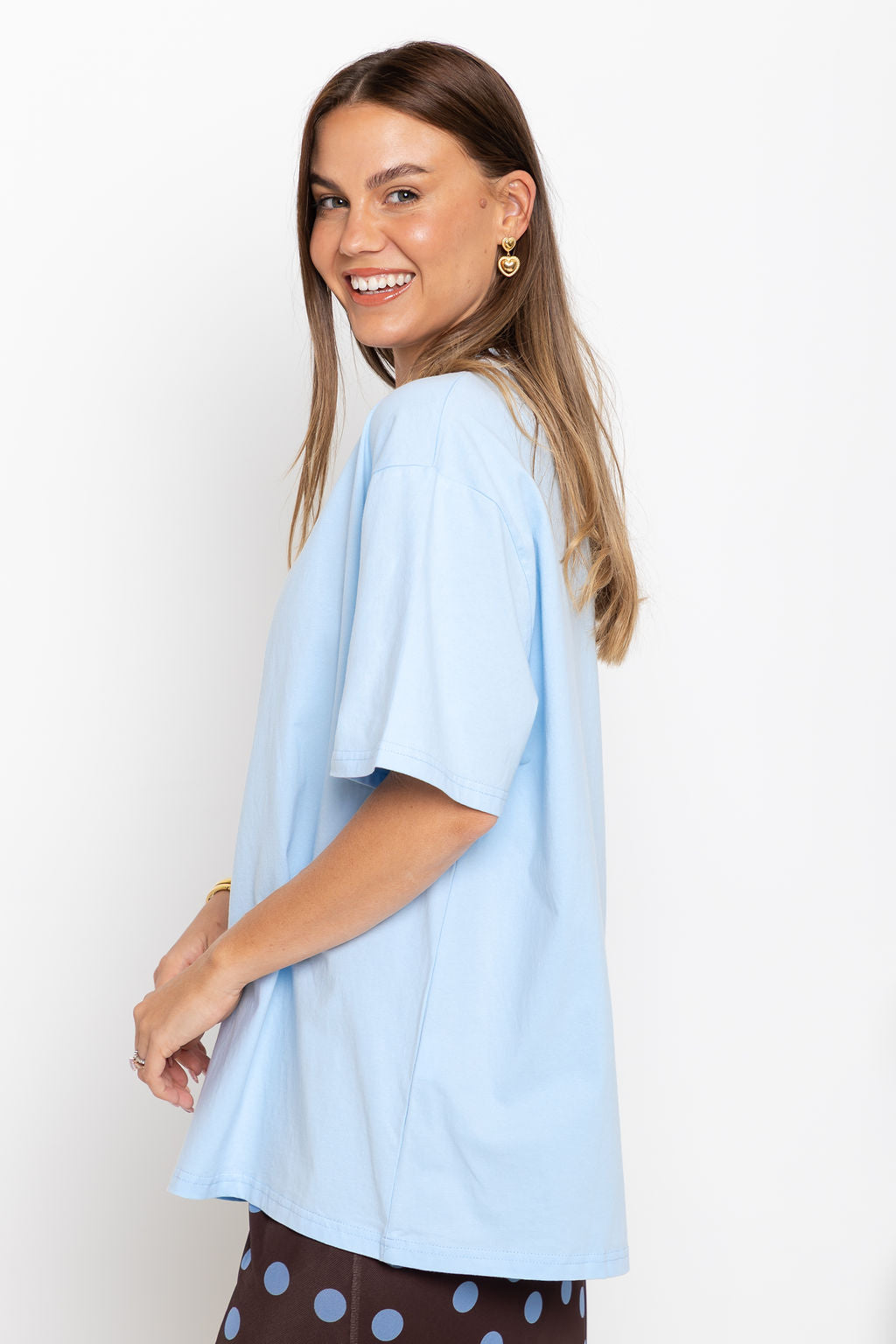 Myles Relaxed-Fit Tee - Blue