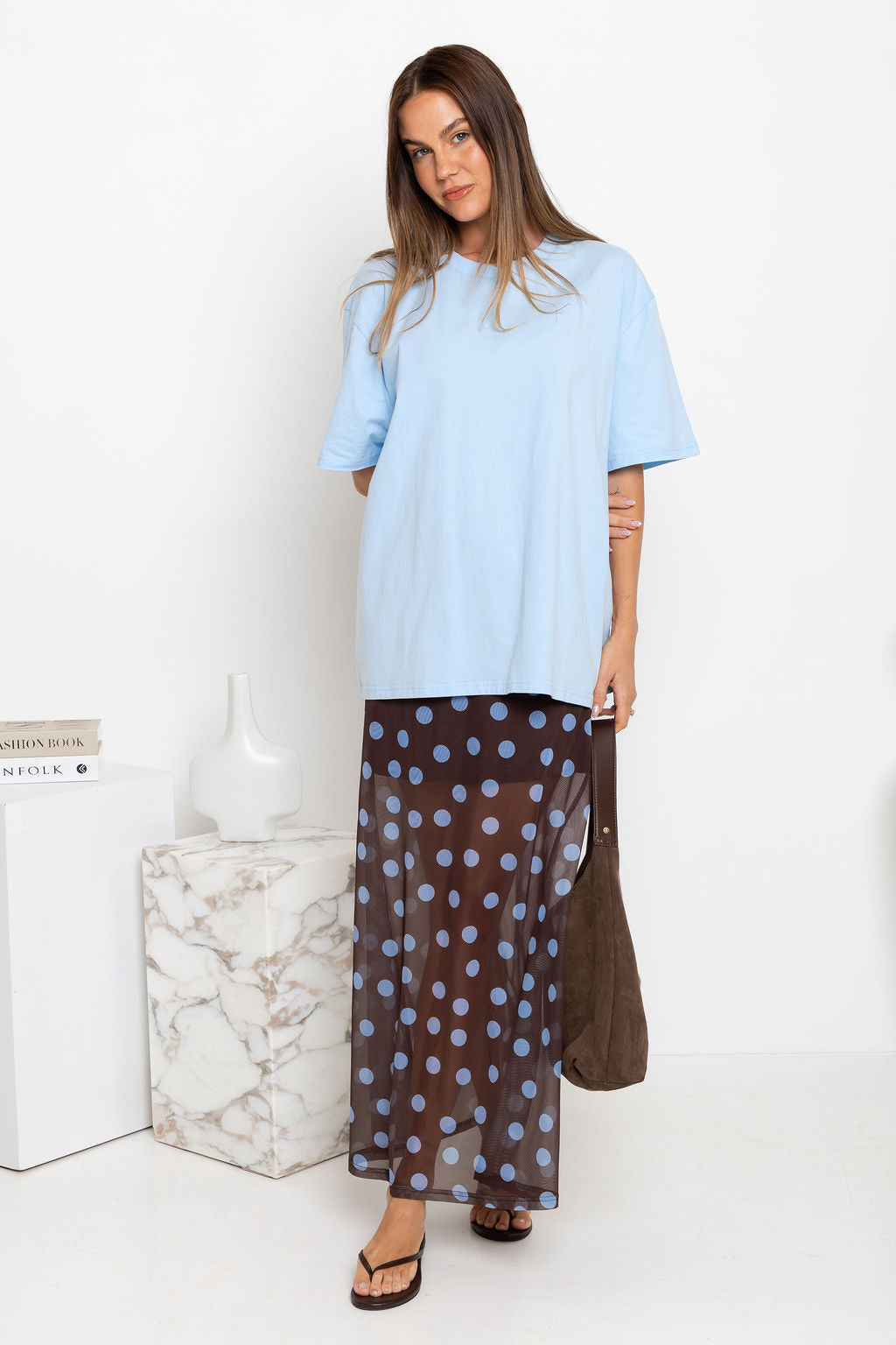Myles Relaxed-Fit Tee - Blue