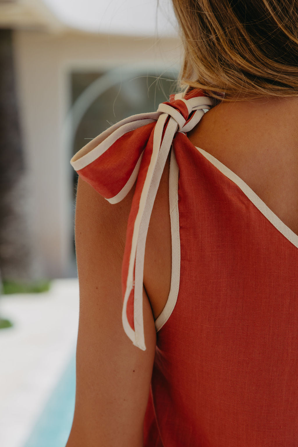 Amaya One-Shoulder Dress - Papaya