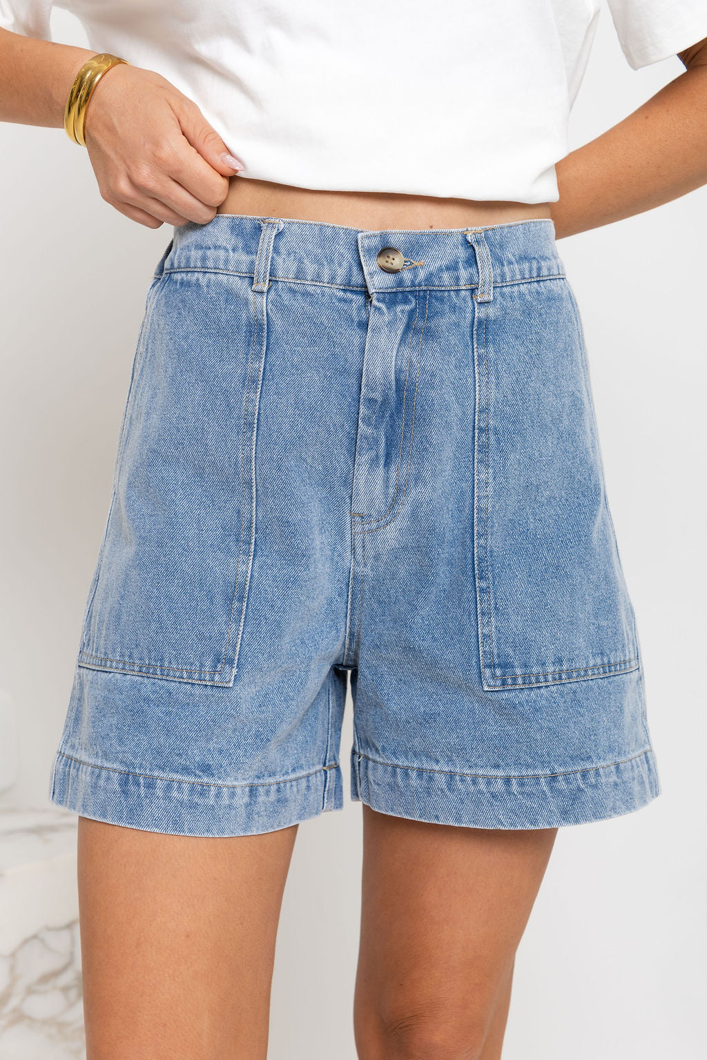 James Denim Shorts - Vintage Wash
