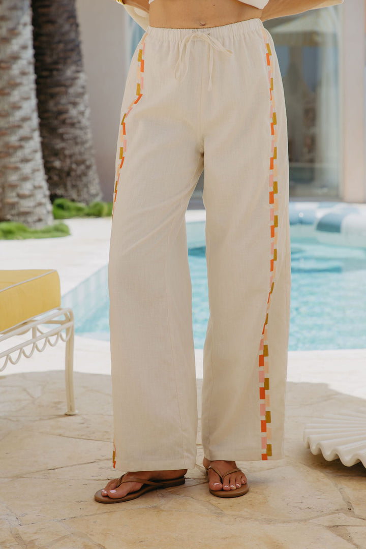 Lumi Linen Pants - Sand