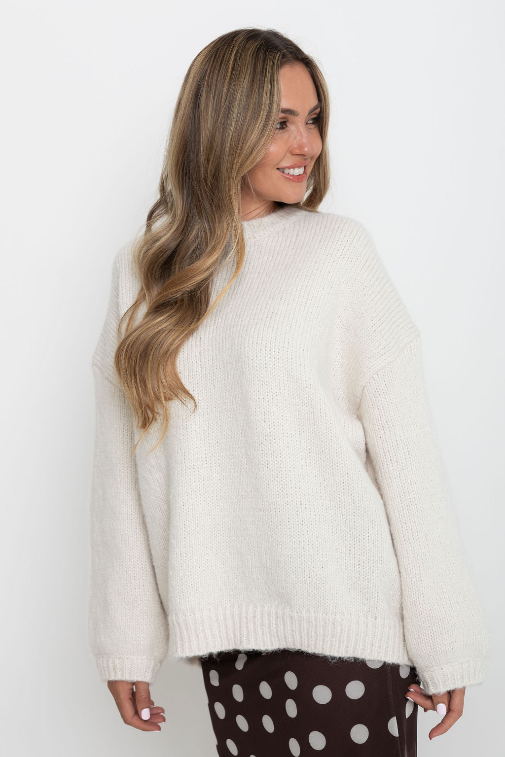 Benji Knit Jumper - Cream