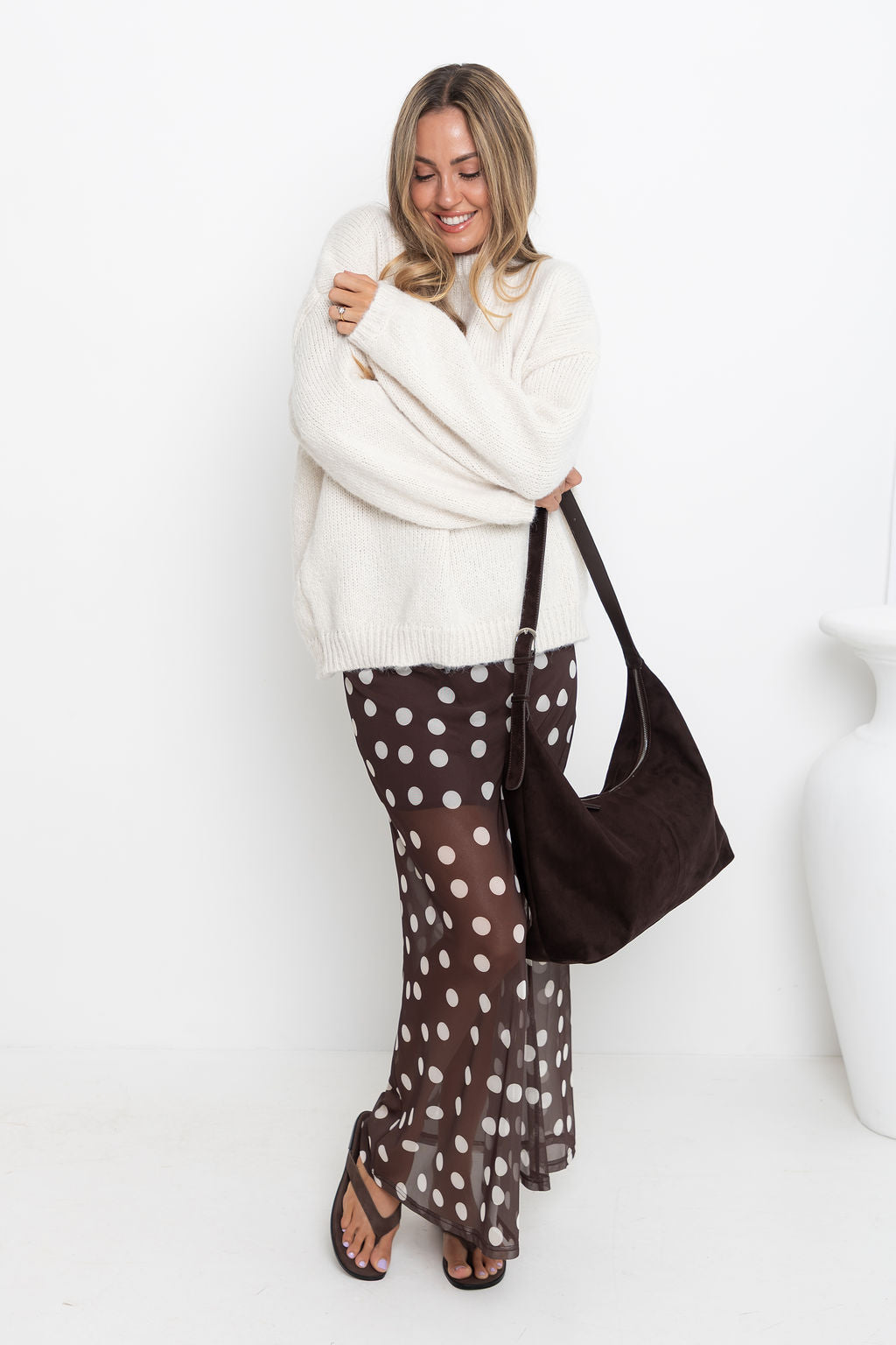 Benji Knit Jumper - Cream
