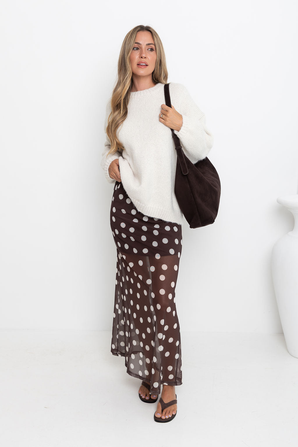 Benji Knit Jumper - Cream