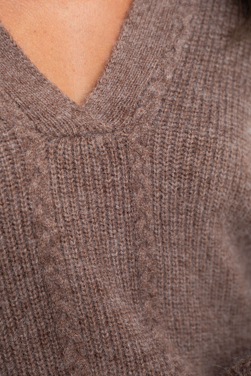 Maeve Knit  - Mocha Brown