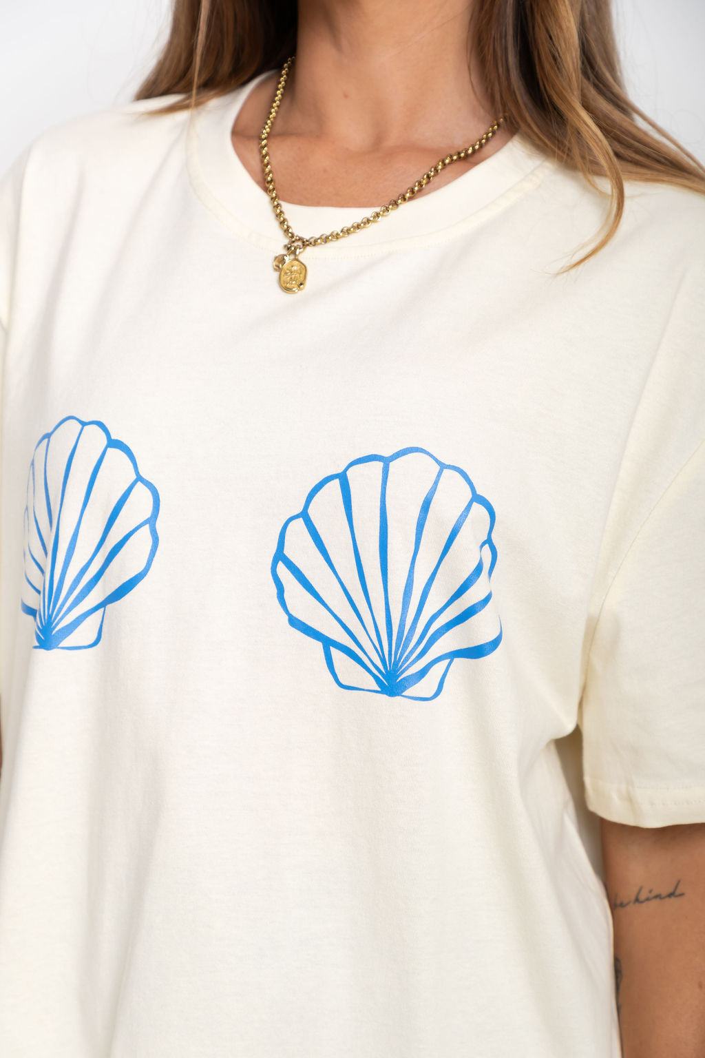 Mermaid Margarita Tee - Cream