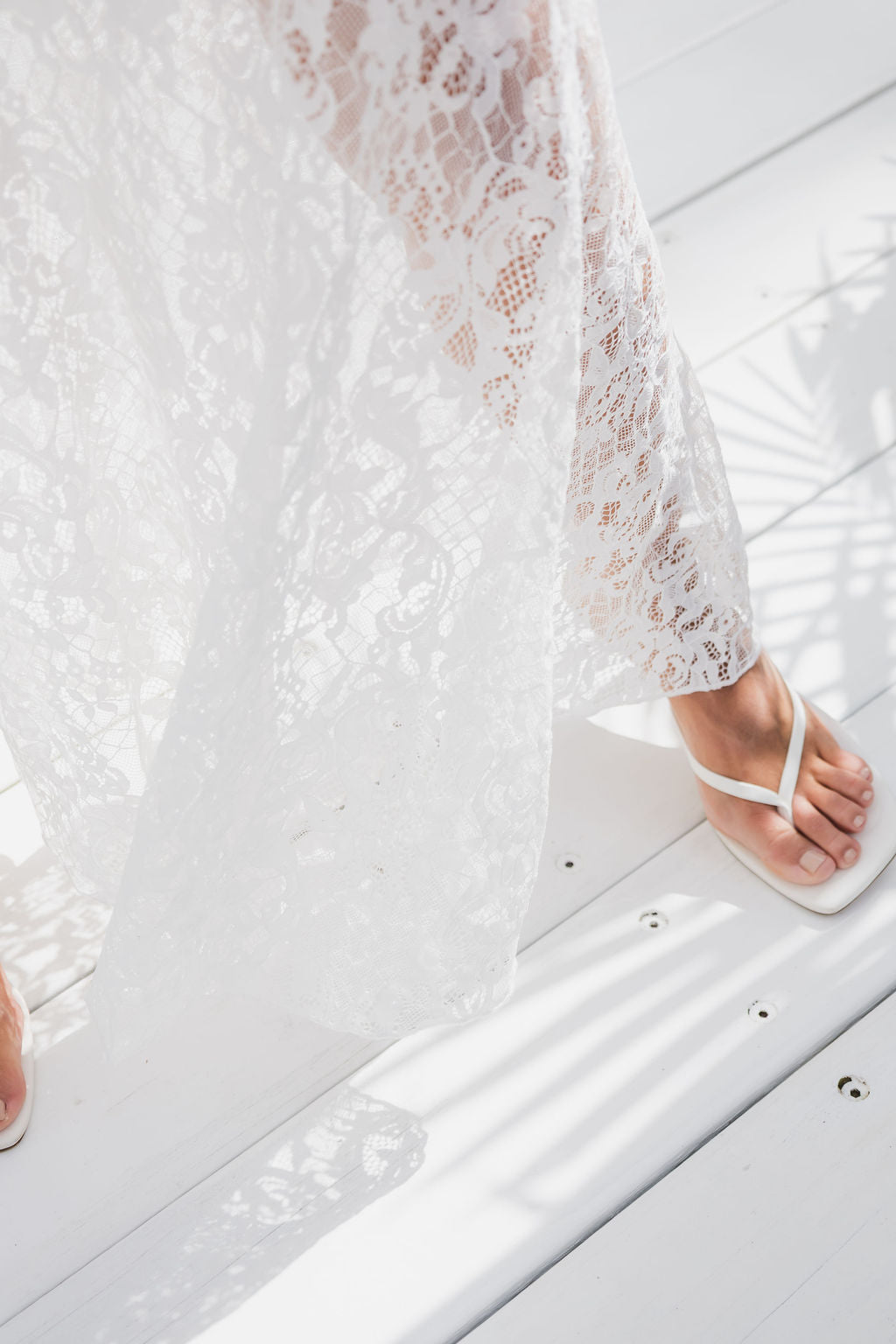 Zahra Lace Skirt - White