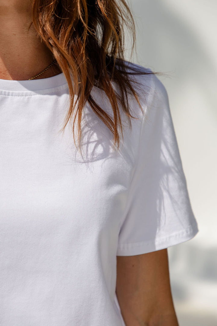Baylee Basic Tee - White