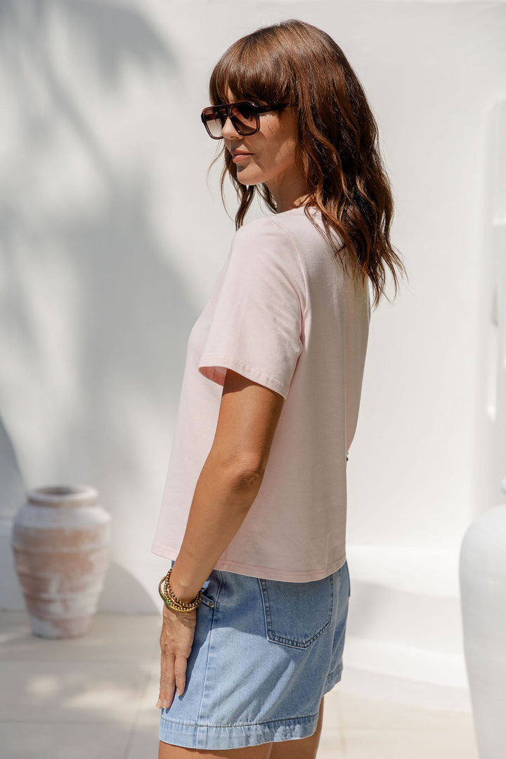 Baylee Basic Tee - Pink