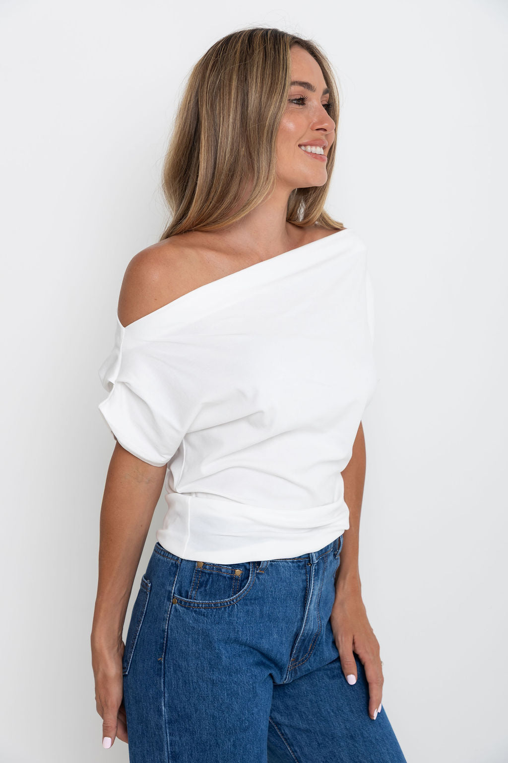 Jaimie Off-The Shoulder Top - White