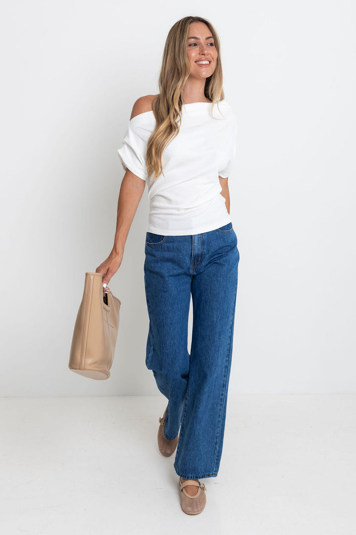 Jaimie Off-The Shoulder Top - White
