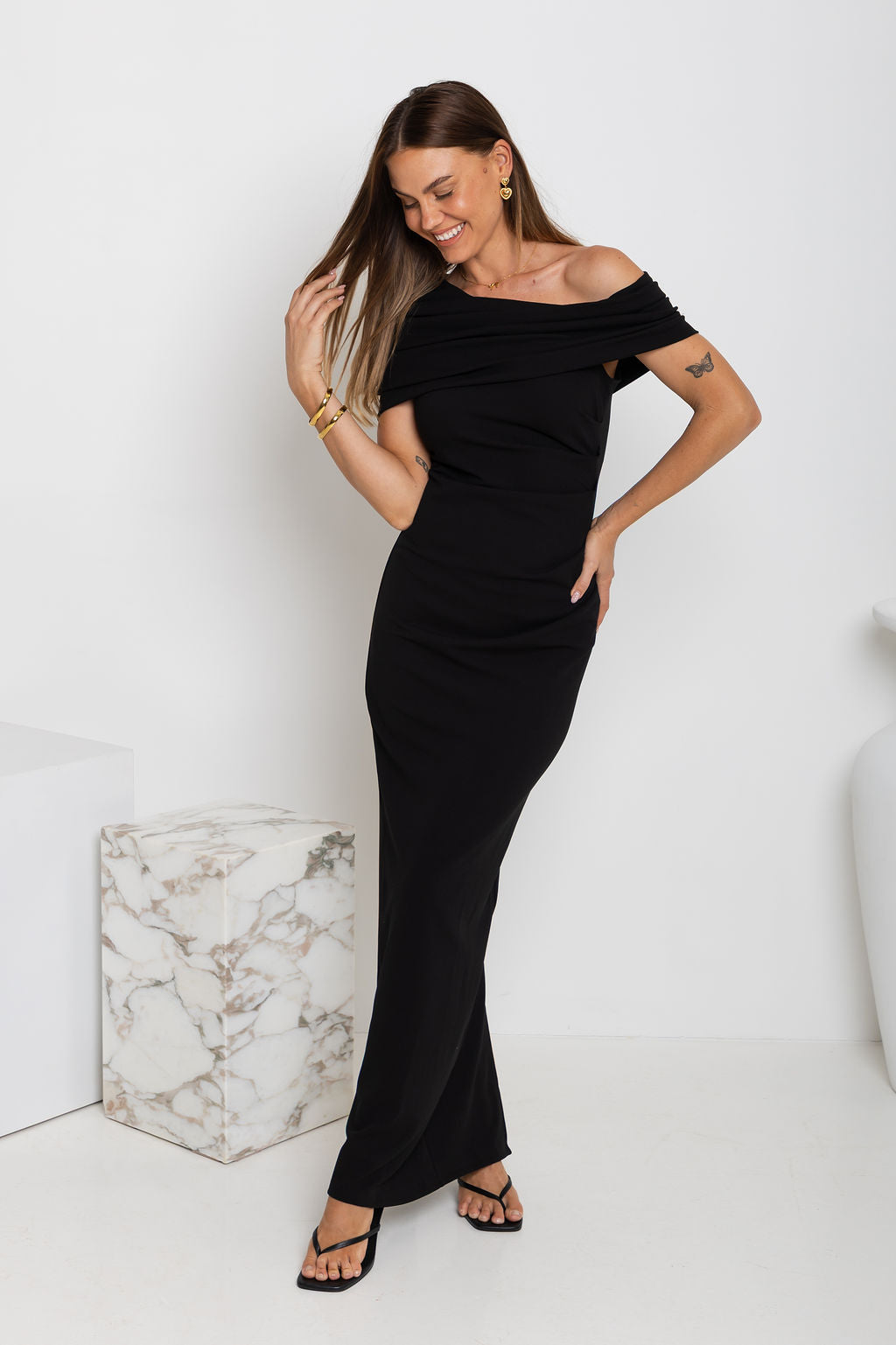 Carrie Maxi Dress - Black