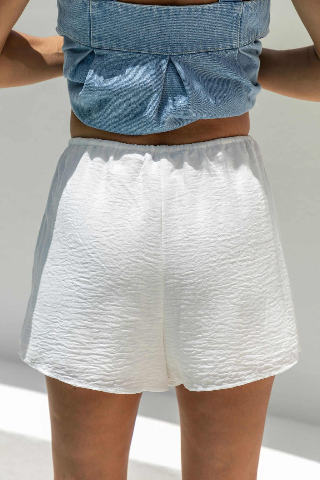 Romy Shorts - White