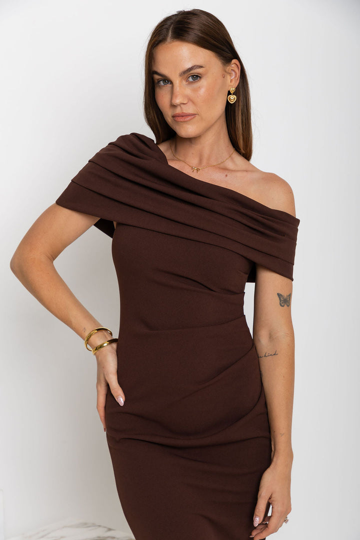 Carrie Maxi Dress - Choc