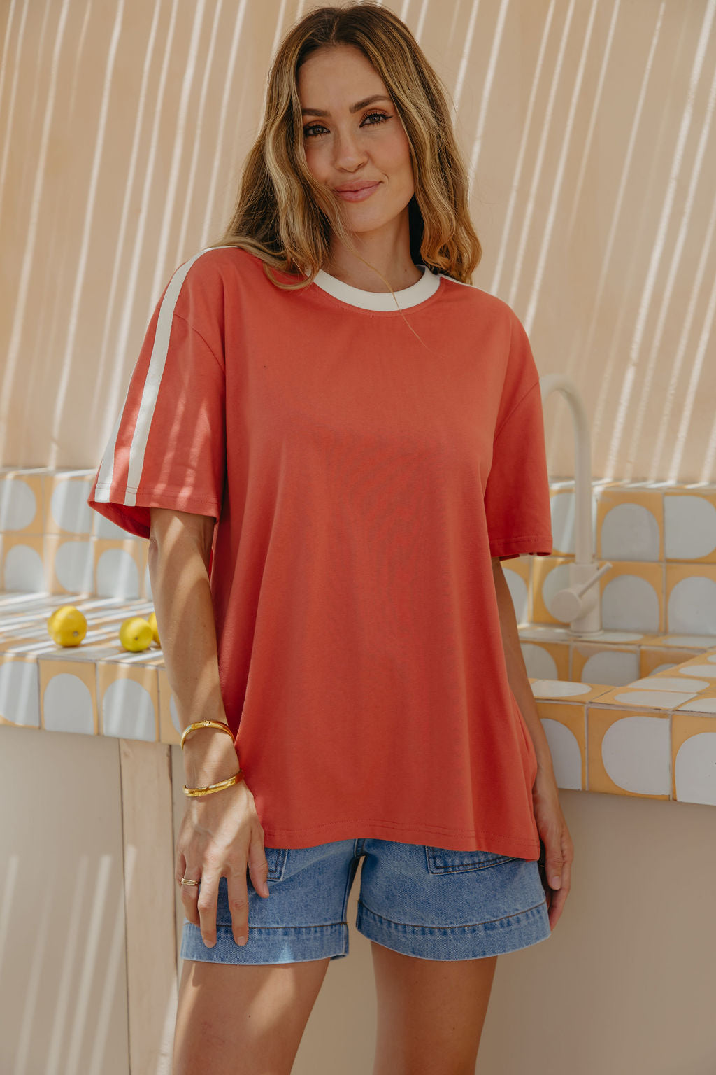 Blair Tee - Papaya