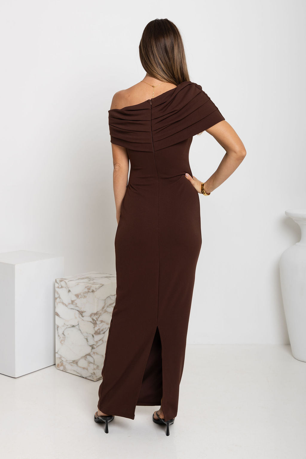 Carrie Maxi Dress - Choc