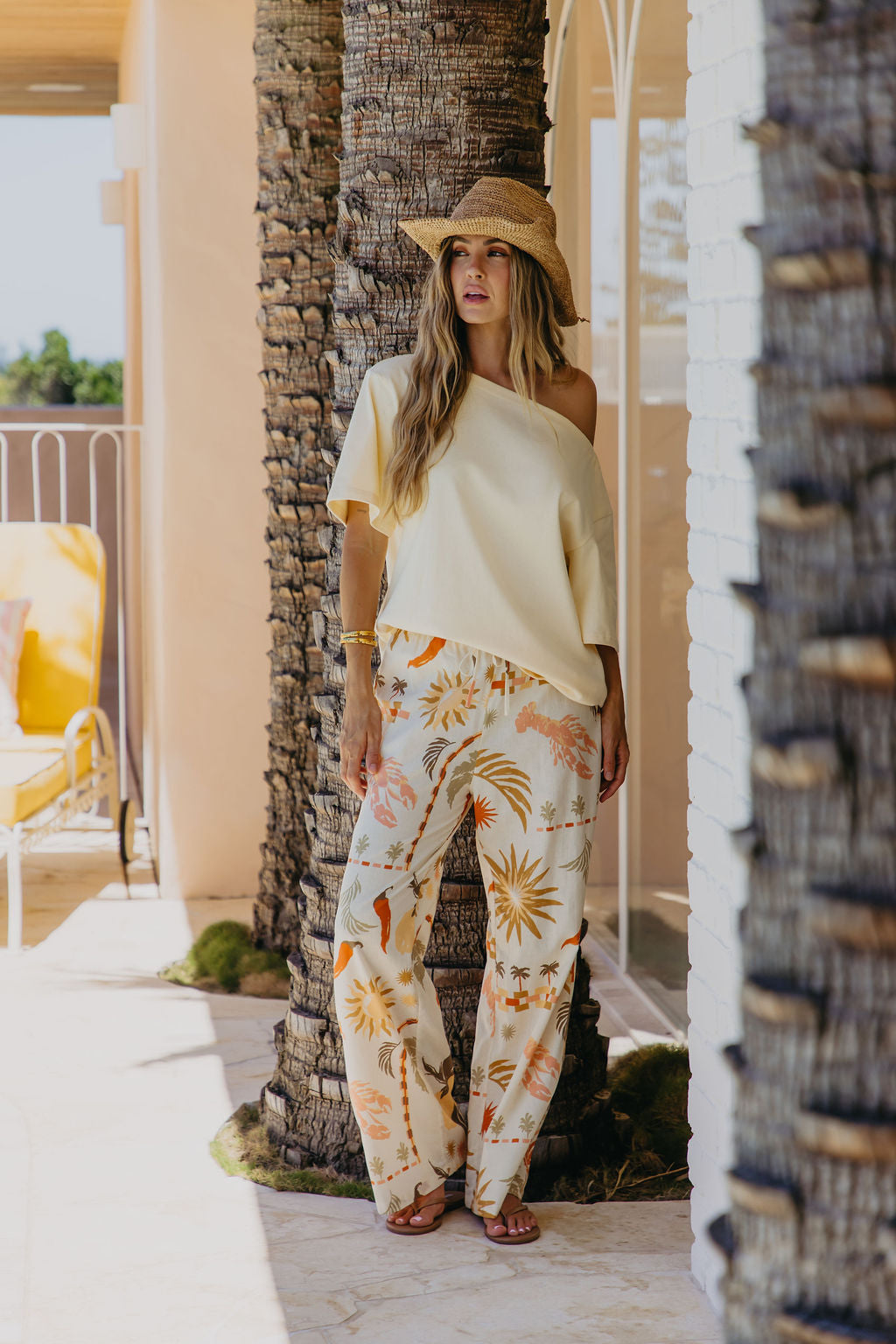 Maci Pants - Palmira Print