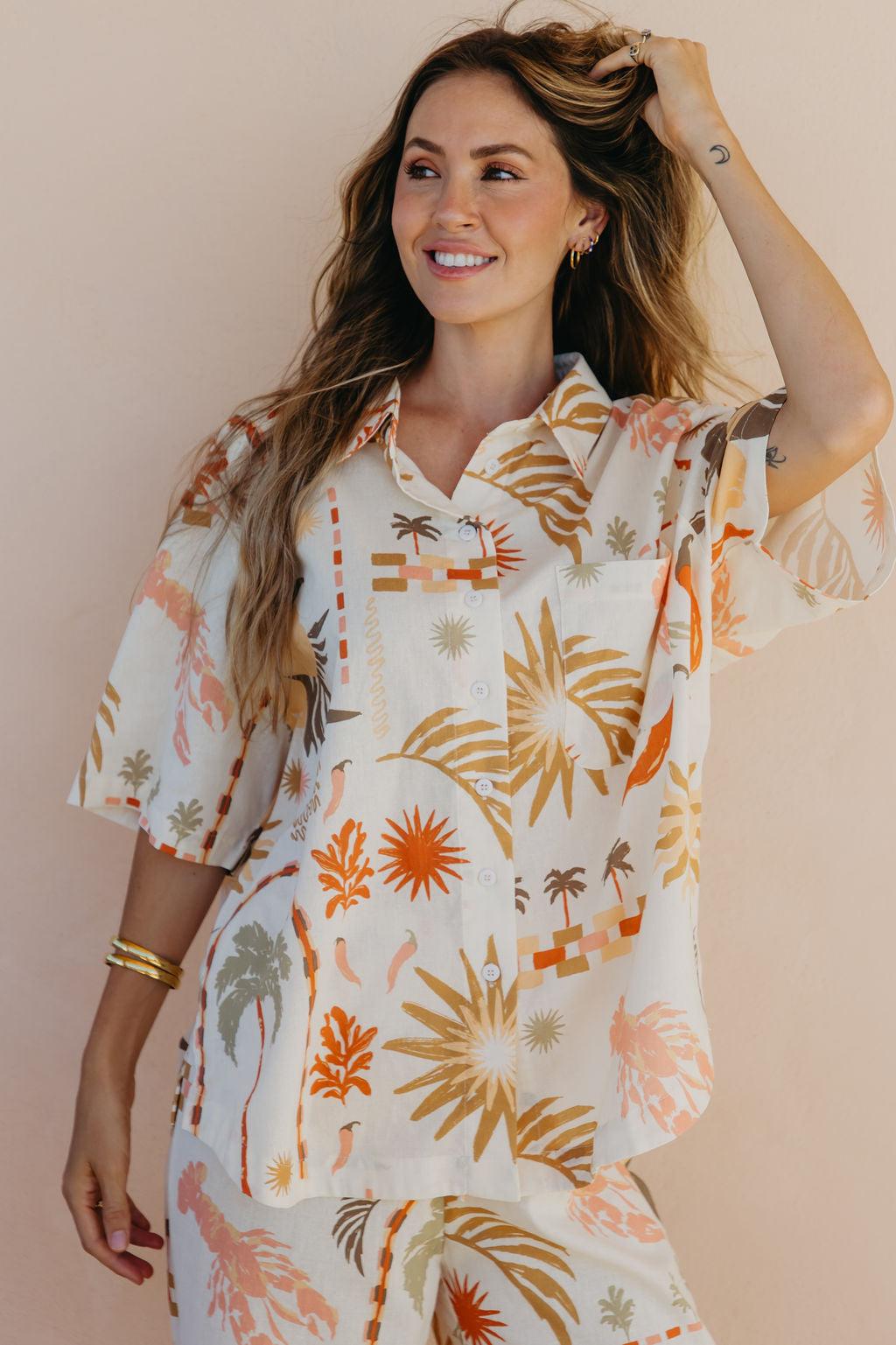 Ella Shirt - Palmira Print