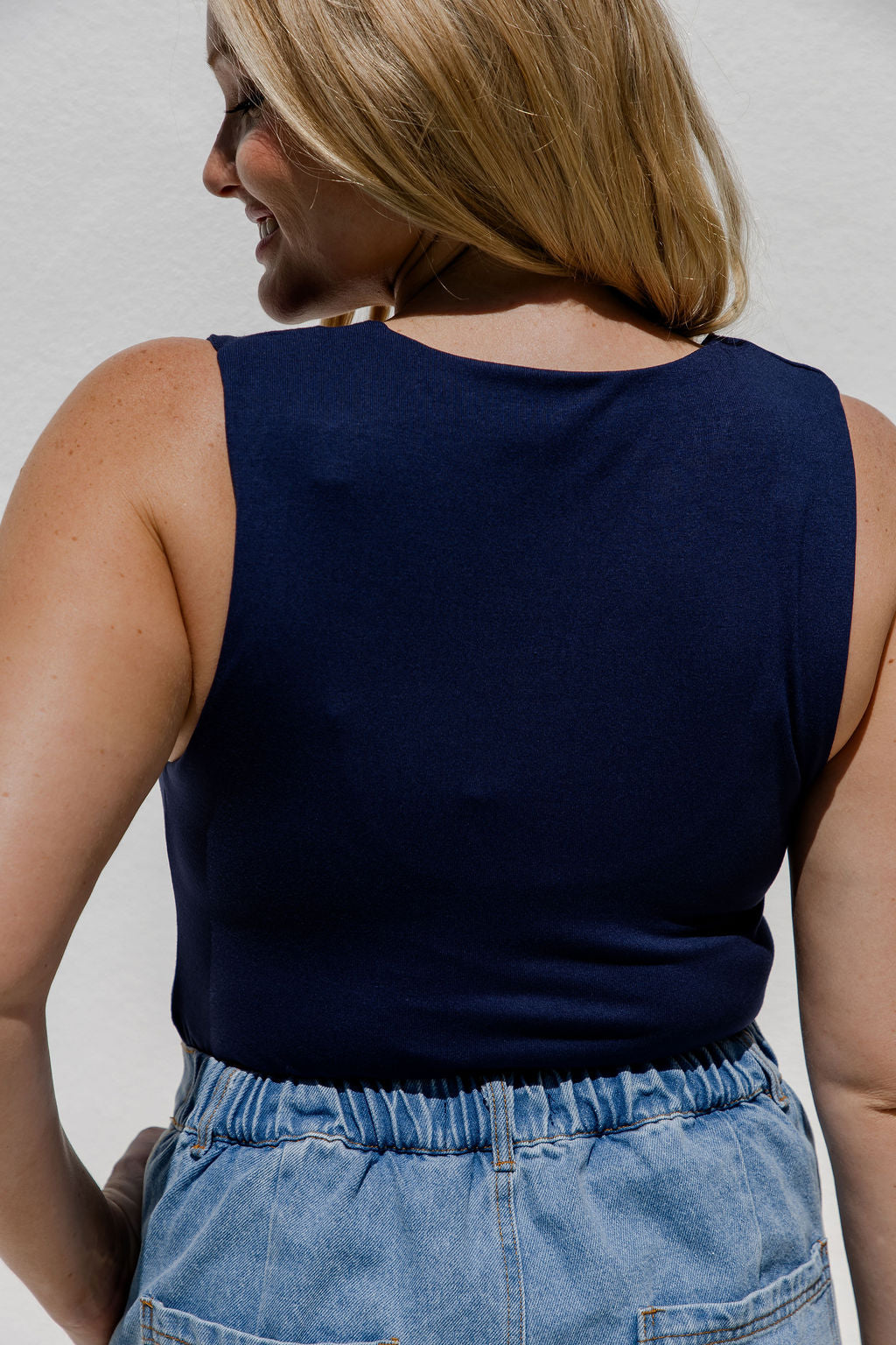Vera Tank Top - Navy