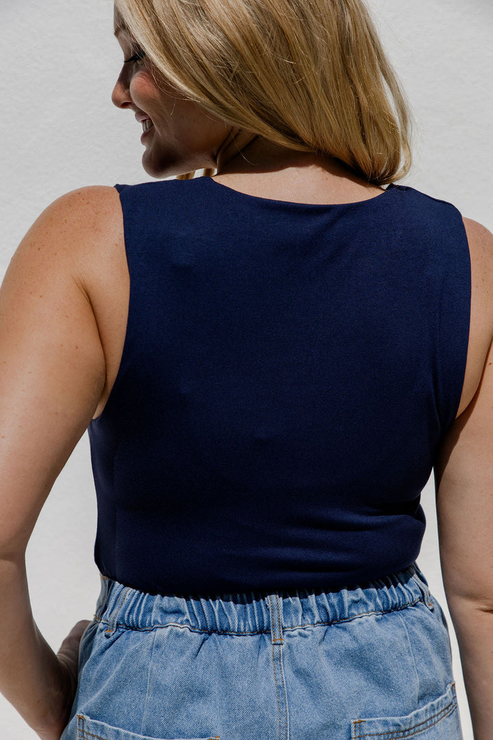 Vera Tank Top - Navy