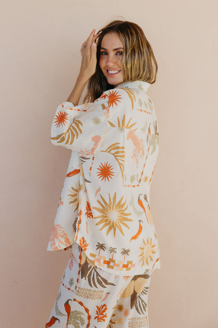 Ella Shirt - Palmira Print