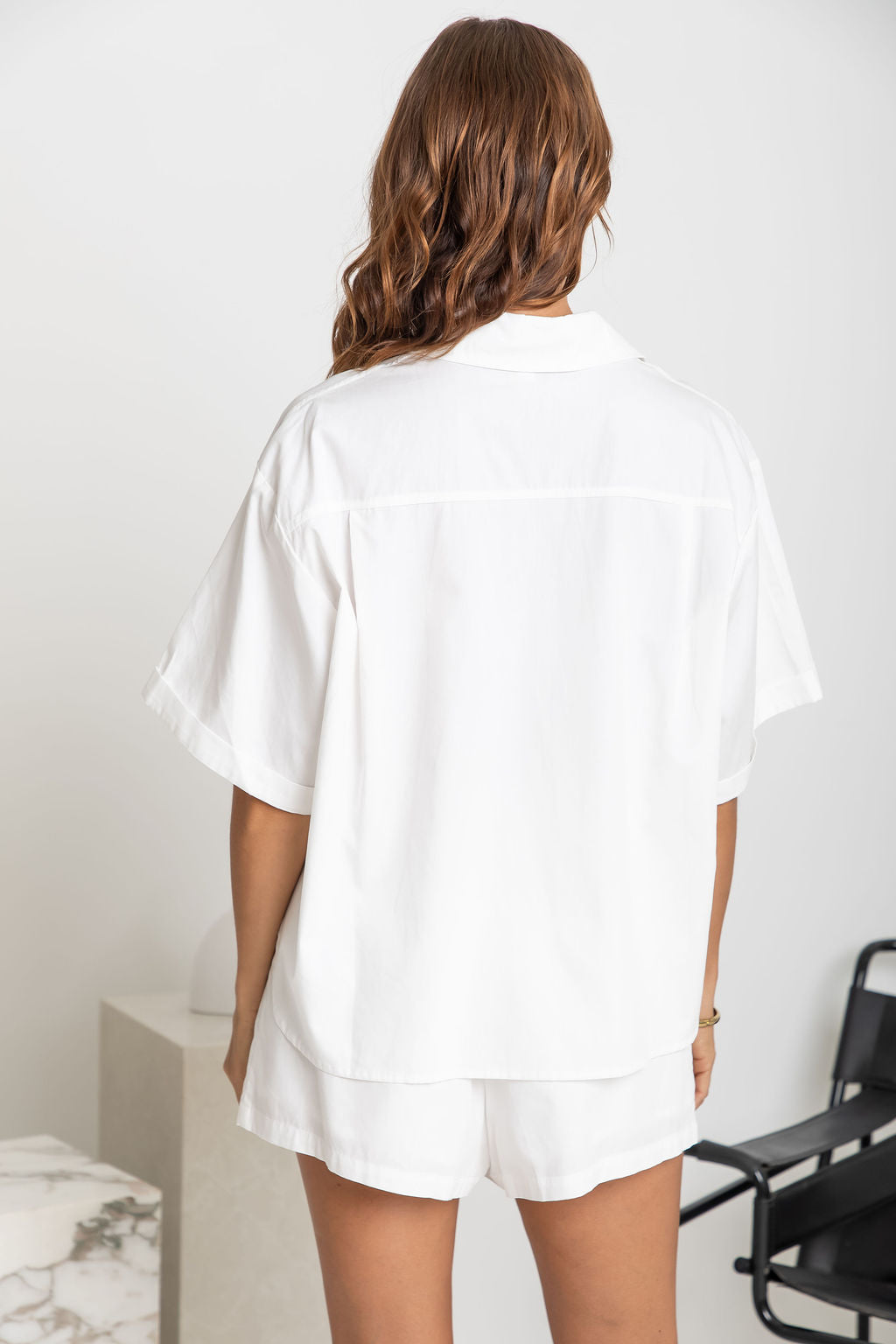 Cameron Cotton Shirt - White