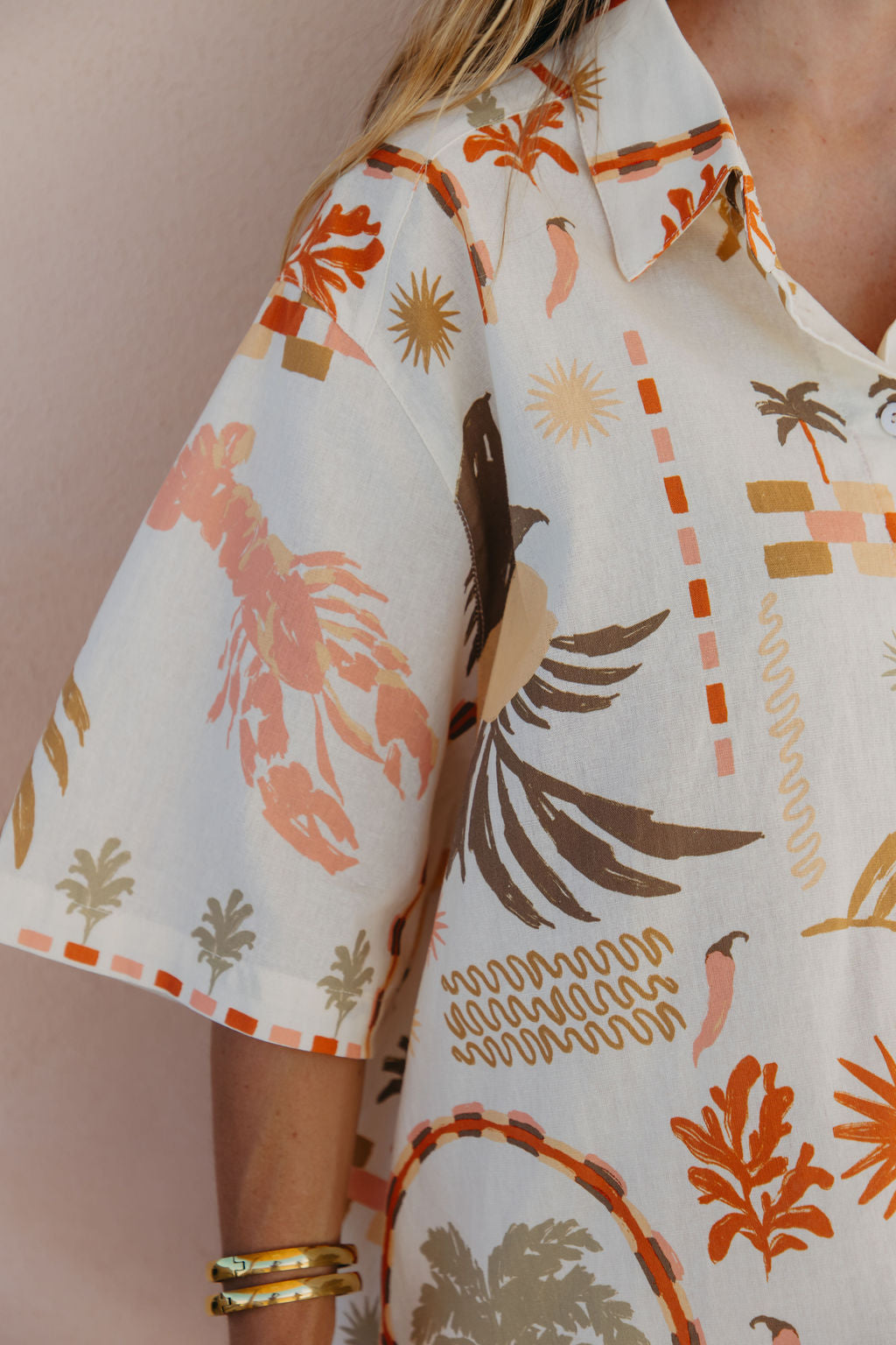 Ella Shirt - Palmira Print