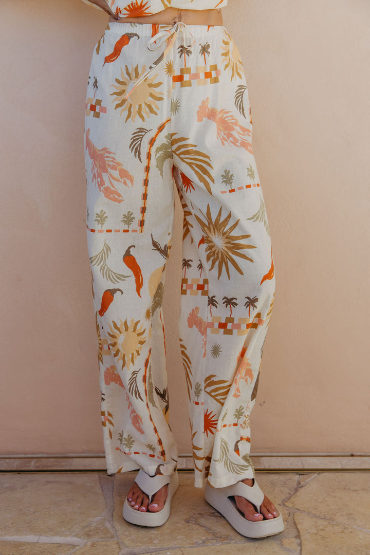 Maci Pants - Palmira Print