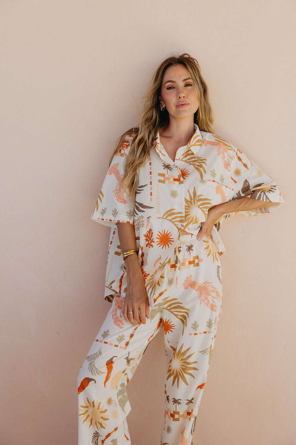 Maci Pants - Palmira Print