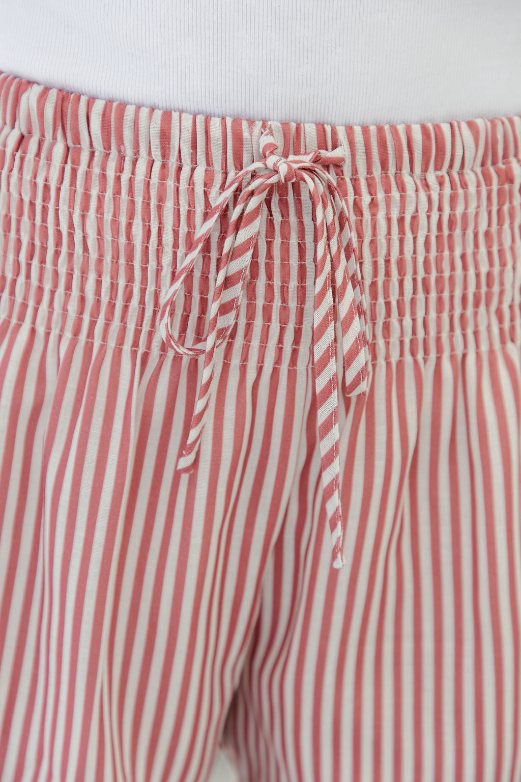 Remi Shorts - Pink and White Stripe