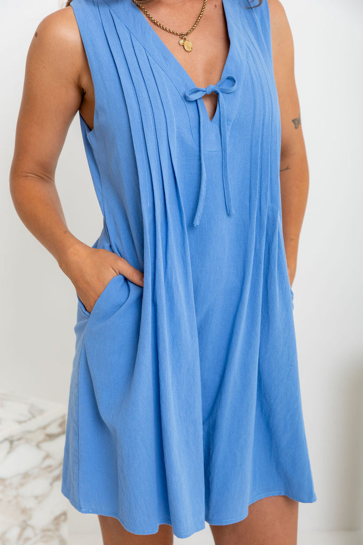 Aurora Mini Dress - Blue