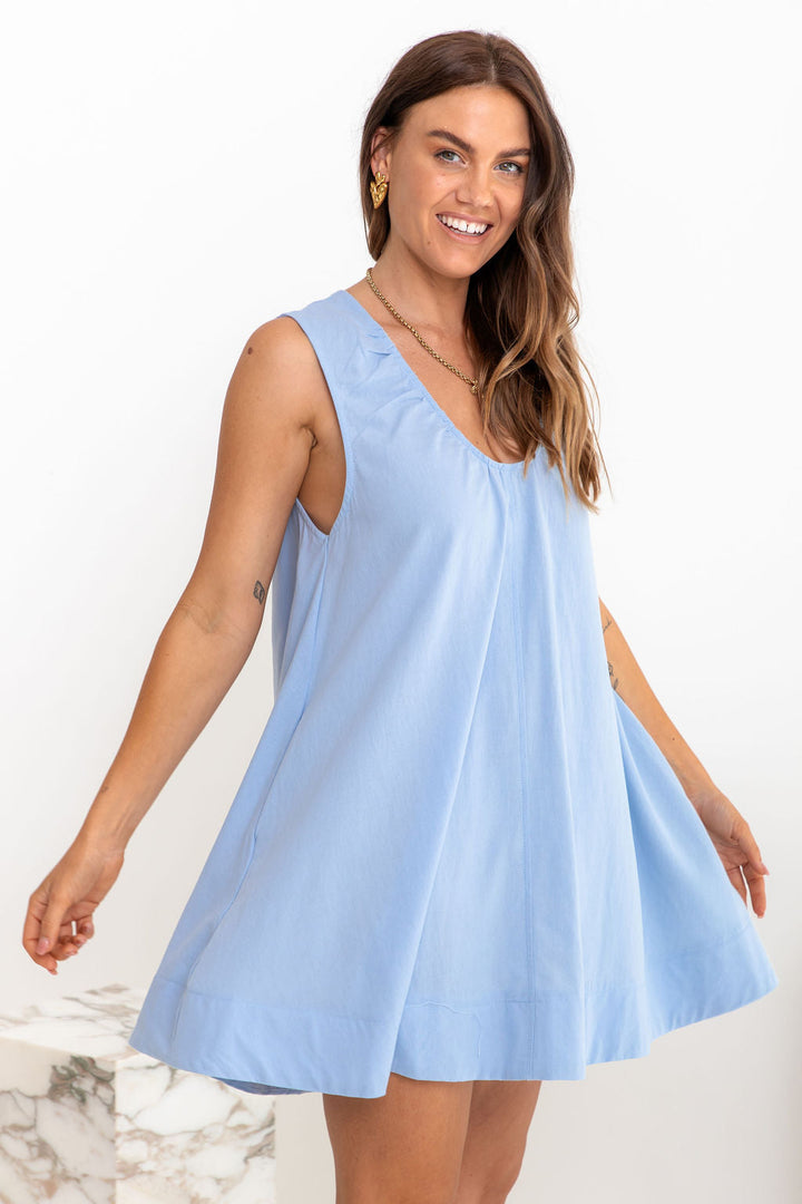 Noa Swing Dress - Blue