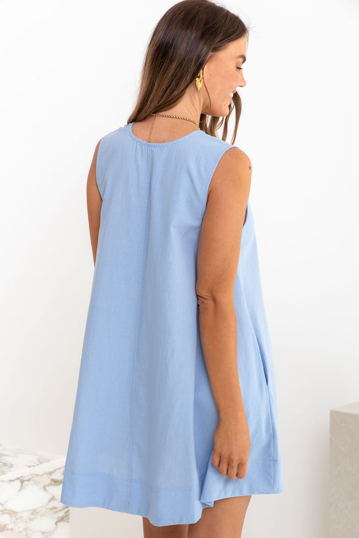 Noa Swing Dress - Blue
