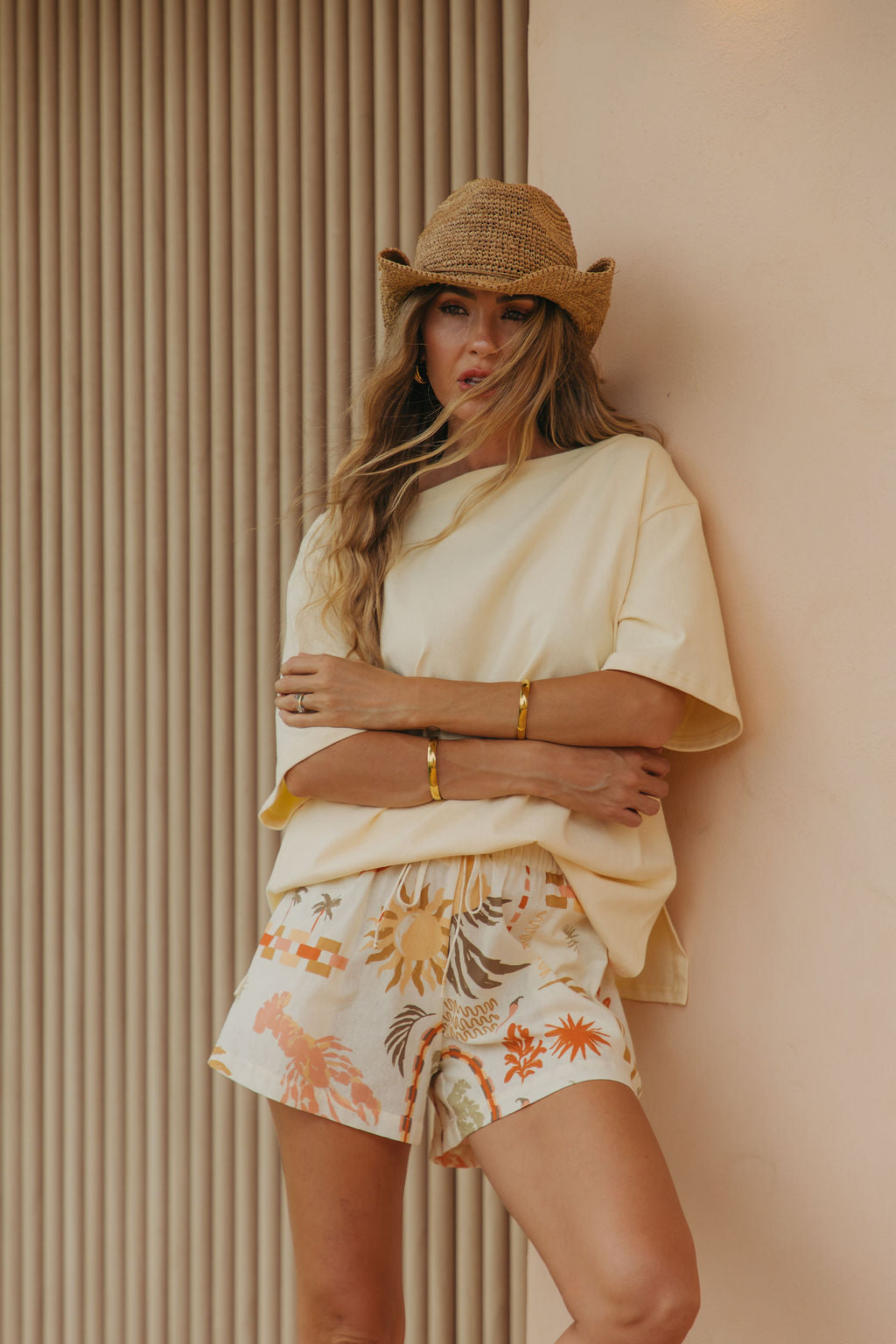 Juni Shorts - Palmira Print
